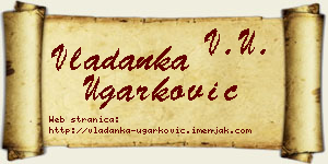 Vladanka Ugarković vizit kartica